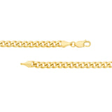 10K Solid Gold Miami Curb Bracelet – Classic & Bold